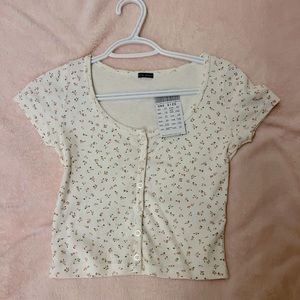 brandy melville zelly floral top